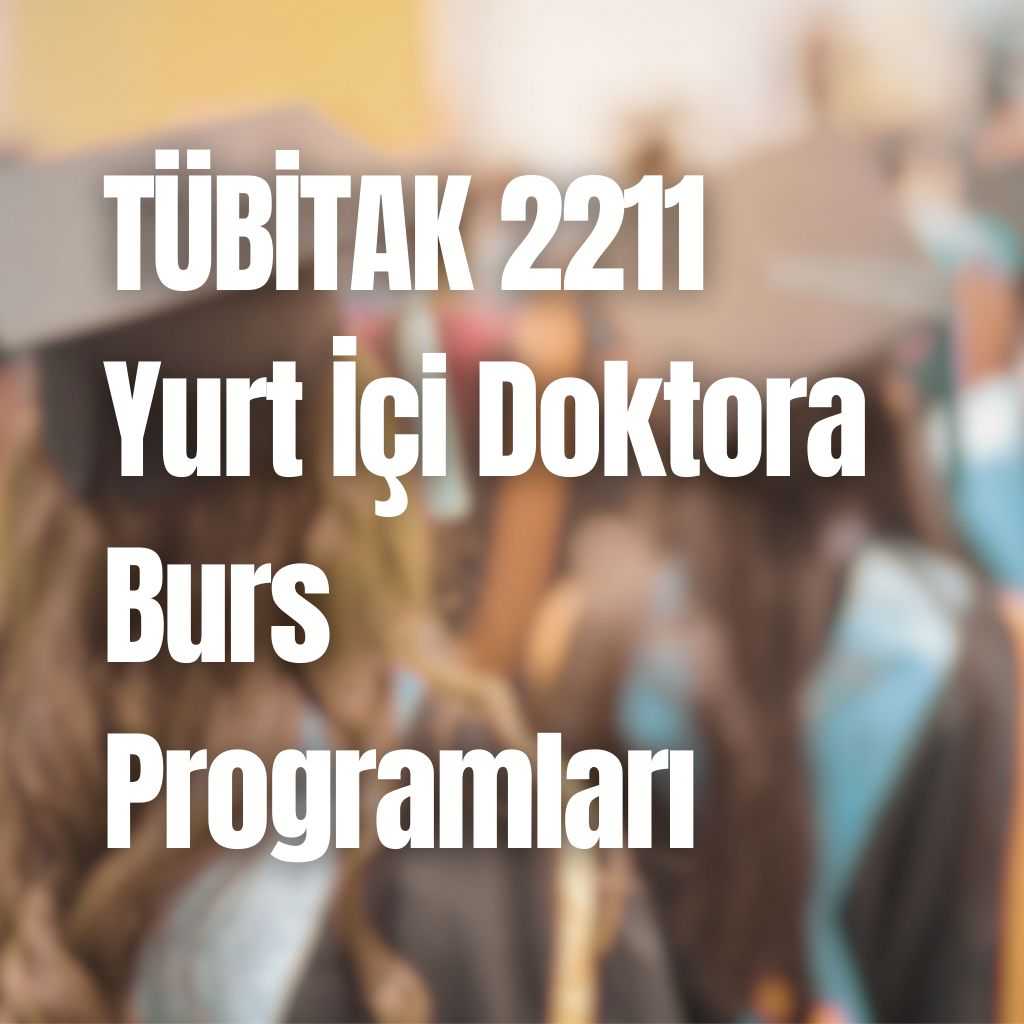 TÜBİTAK 2211 Yurt İçi Doktora Burs Programları